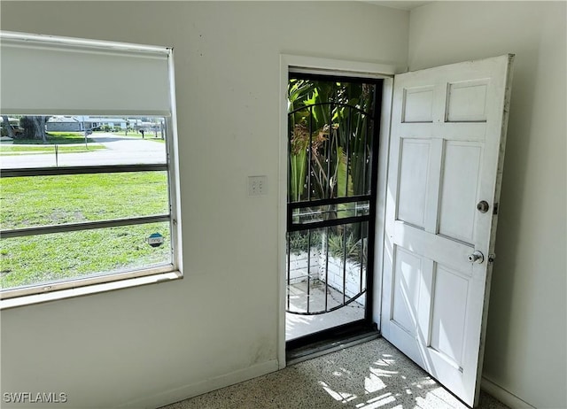 4360 Deleon St, Fort Myers, FL 33901 - foyer entrance featuring baseboards