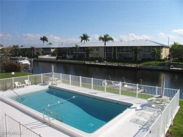 834 SE 46th St Unit 2A, Cape Coral, FL 33904 - community pool with a water view and a patio