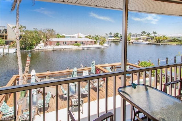 3226 Stringfellow Rd, Saint James City, FL 33956 - balcony featuring a water view