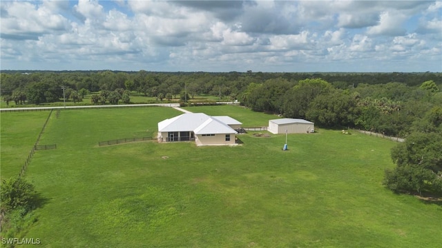 19801 N River Rd, Alva, FL 33920 - overview of rural landscape with a heavily wooded area