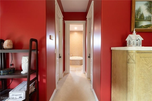 19801 N River Rd, Alva, FL 33920 - corridor with carpet floors