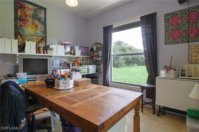 19801 N River Rd, Alva, FL 33920 - view of carpeted home office