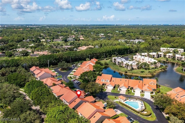 4718 Via Carmen, Naples, FL 34105 - bird's eye view of a nearby body of water