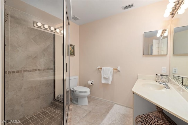 4718 Via Carmen, Naples, FL 34105 - full bath featuring vanity, a stall shower, and tile patterned flooring