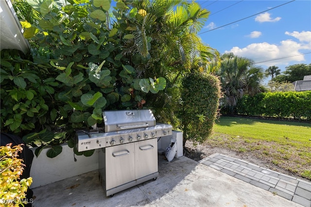 134 Palm River Blvd, Naples, FL 34110 - view of patio featuring a grill