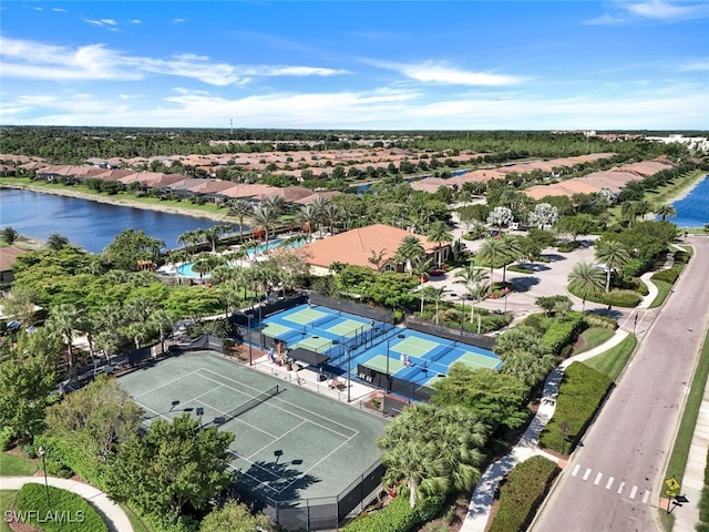 8257 Lucello Ter W, Naples, FL 34114 - aerial perspective of suburban area with a large body of water