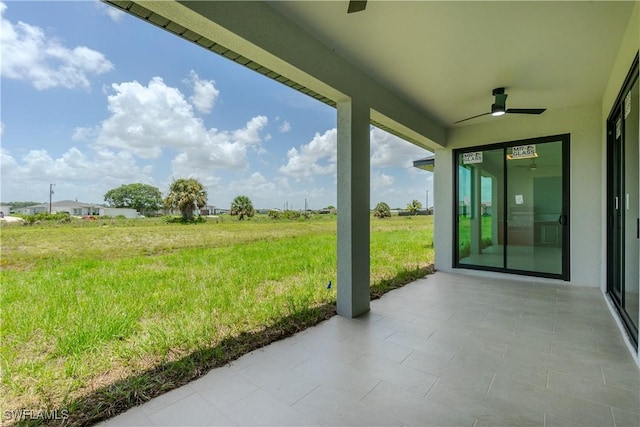 1144 Monday St, Labelle, FL 33935 - view of patio featuring ceiling fan