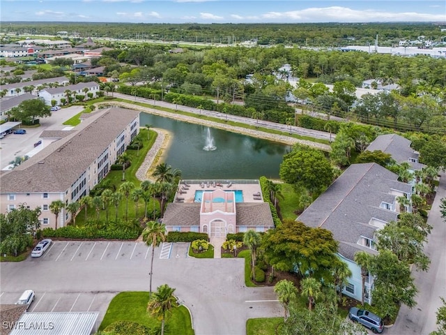3258 Tamara Dr Unit 2, Naples, FL 34109 - bird's eye view of a large body of water and a pool area