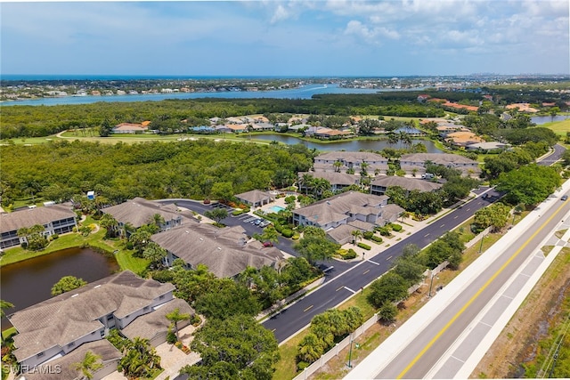 5040 Yacht Harbor Cir Unit 6, Naples, FL 34112 - aerial perspective of suburban area with a nearby body of water