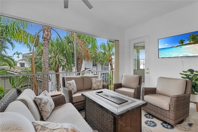 5040 Yacht Harbor Cir Unit 6, Naples, FL 34112 - view of sunroom / solarium
