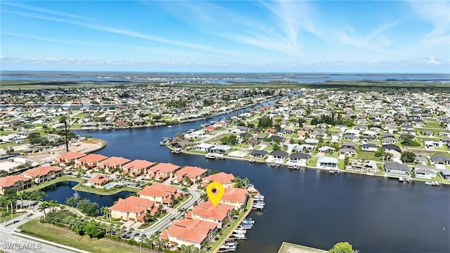 178 Shadroe Cove Cir Unit 903, Cape Coral, FL 33991 - aerial perspective of suburban area featuring a large body of water