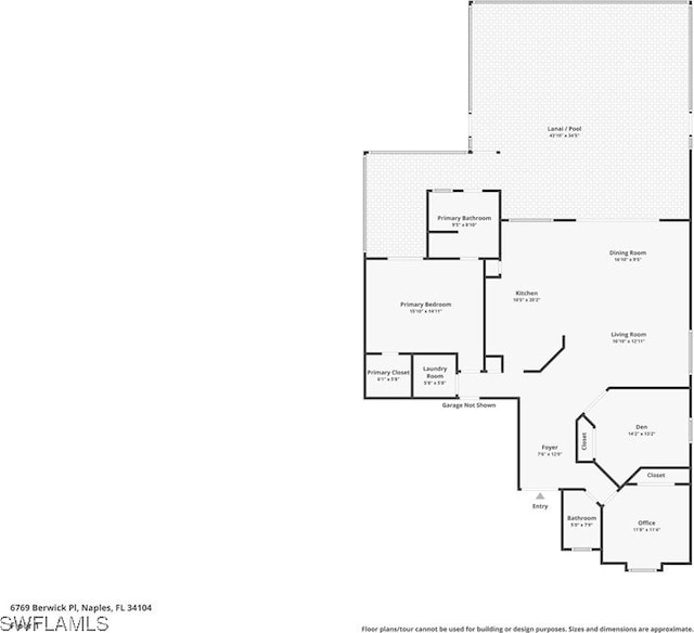 6769 Berwick Pl, Naples, FL 34104 - view of room layout
