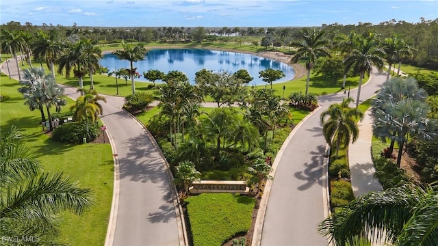 14803 Edgewater Cir, Naples, FL 34114 - drone / aerial view of a nearby body of water