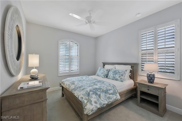 10082 Palazzo Dr, Naples, FL 34119 - bedroom featuring carpet floors and a ceiling fan