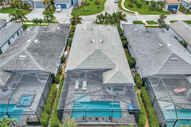 10082 Palazzo Dr, Naples, FL 34119 - aerial view of residential area with a pool area