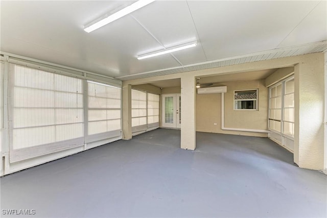 5482 Globe Ter, North Port, FL 34286 - garage with a wall mounted air conditioner