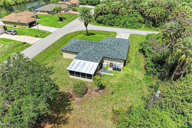5482 Globe Ter, North Port, FL 34286 - view from above of property with a large body of water