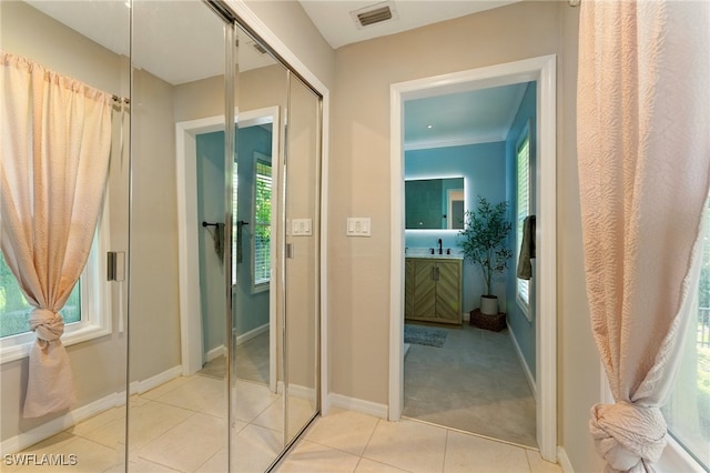 2491 43rd St SW, Naples, FL 34116 - bathroom featuring vanity and tile patterned floors