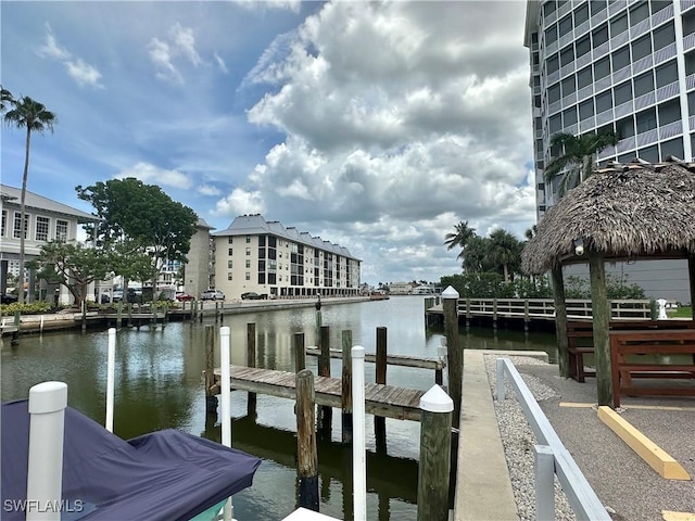 377 Vanderbilt Beach Rd Unit 103, Naples, FL 34108 - dock area with a water view