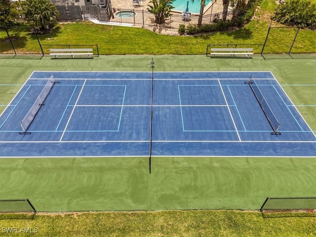 6296 Sugar Bush Ln Unit C, Fort Myers, FL 33908 - view of tennis court