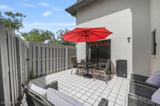 6296 Sugar Bush Ln Unit C, Fort Myers, FL 33908 - view of patio / terrace featuring outdoor lounge area and outdoor dining space
