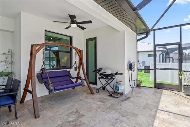 301 NW 36th Ave, Cape Coral, FL 33993 - view of sunroom / solarium