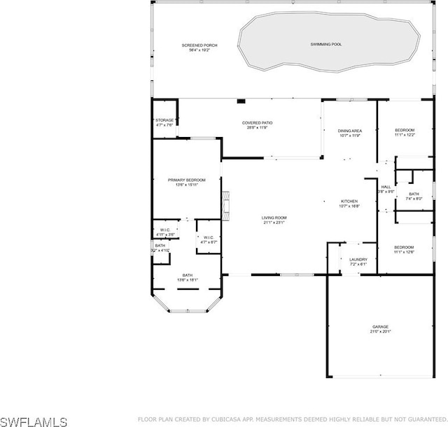 301 NW 36th Ave, Cape Coral, FL 33993 - view of property floor plan