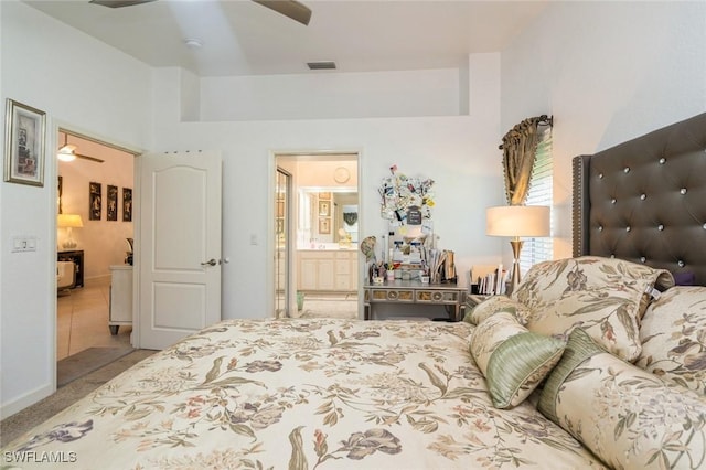 15029 Toscana Way, Naples, FL 34120 - bedroom featuring ensuite bath and carpet flooring