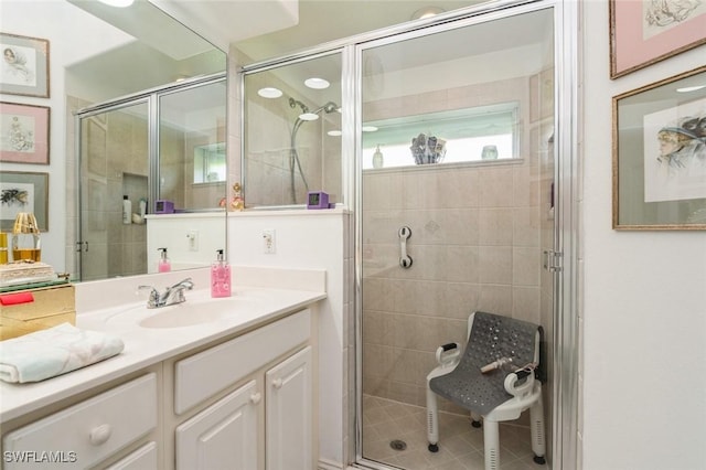 15029 Toscana Way, Naples, FL 34120 - full bath featuring vanity and a stall shower