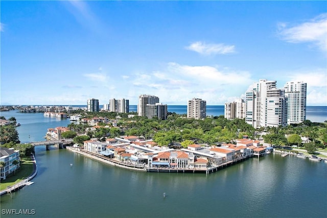 3200 Binnacle Dr Unit C1, Naples, FL 34103 - view of urban area with a nearby body of water and a notable bridge