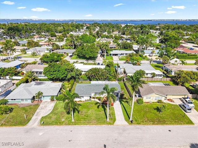 5034 Westminster Dr, Fort Myers, FL 33919 - aerial view of residential area with a nearby body of water