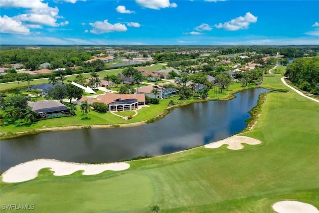 8060 Glenfinnan Cir, Fort Myers, FL 33912 - aerial view of residential area with a golf club and a nearby body of water