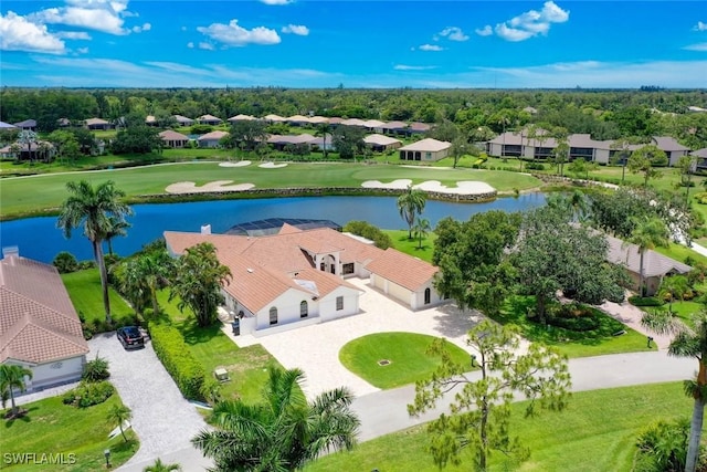 8060 Glenfinnan Cir, Fort Myers, FL 33912 - aerial view of residential area featuring a nearby body of water and a golf club
