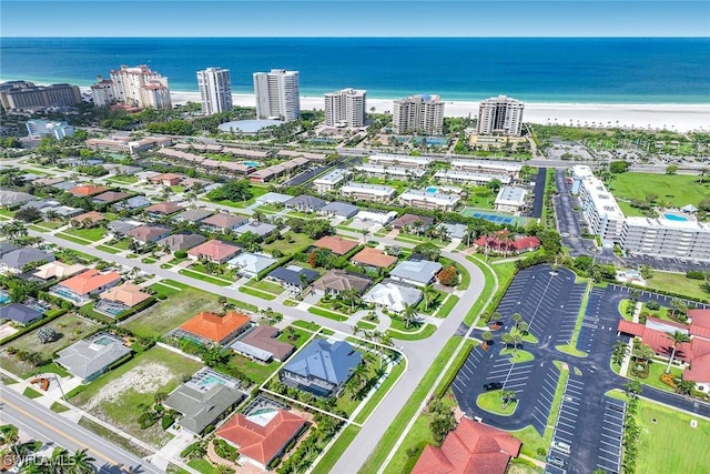 101 Beachcomber St, Marco Island, FL 34145 - aerial view of property and surrounding area featuring a nearby body of water