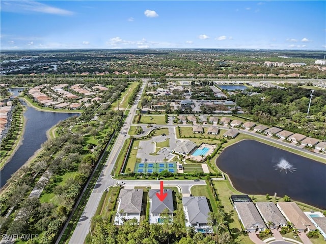 240 Allamanda Way, Naples, FL 34114 - aerial view of property's location with nearby suburban area and a large body of water