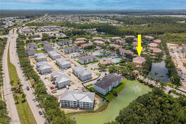 3939 Pomodoro Cir Unit 103, Cape Coral, FL 33909 - aerial view of residential area featuring a large body of water