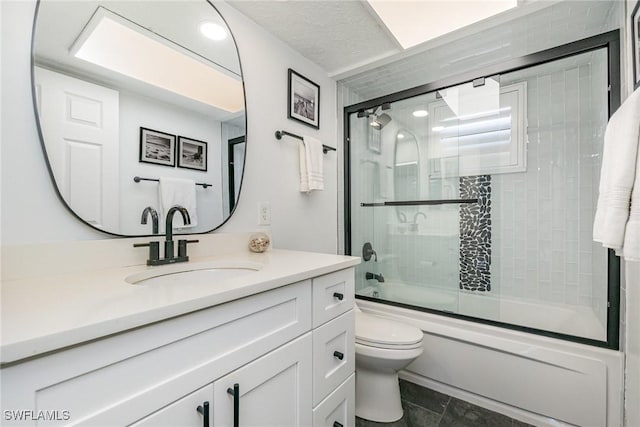4001 SE 19th Pl Unit B1, Cape Coral, FL 33904 - full bath with vanity and shower / bath combination with glass door