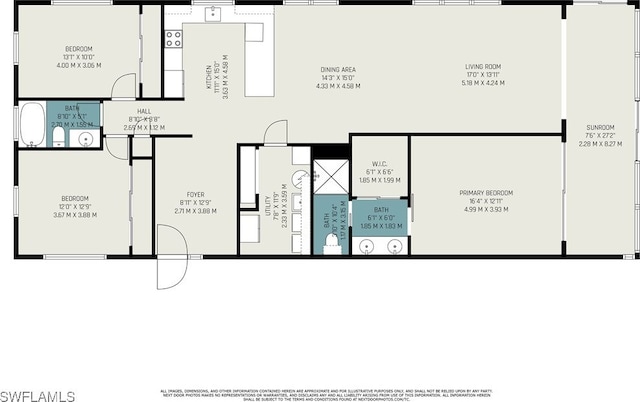 4001 SE 19th Pl Unit B1, Cape Coral, FL 33904 - view of home floor plan