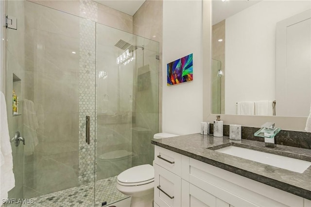 614 105th Ave N, Naples, FL 34108 - bathroom with vanity and a stall shower