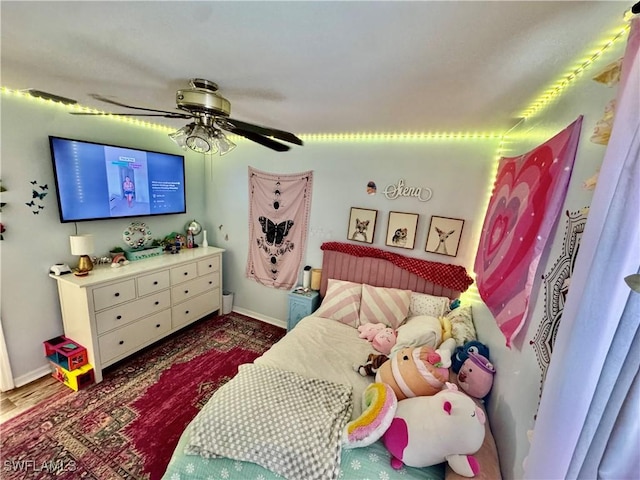 13356 Bristol Park Way, Fort Myers, FL 33913 - bedroom featuring a ceiling fan and baseboards