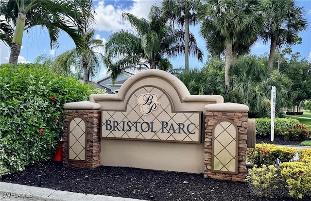 13356 Bristol Park Way, Fort Myers, FL 33913 - view of community / neighborhood sign
