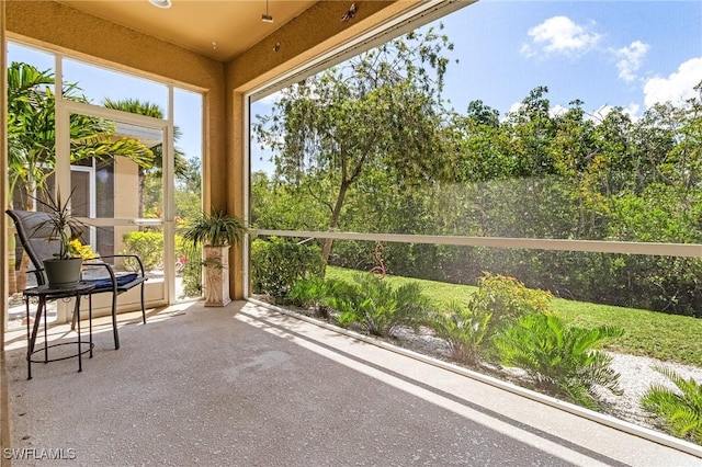 10406 Santiva Way, Fort Myers, FL 33908 - view of unfurnished sunroom
