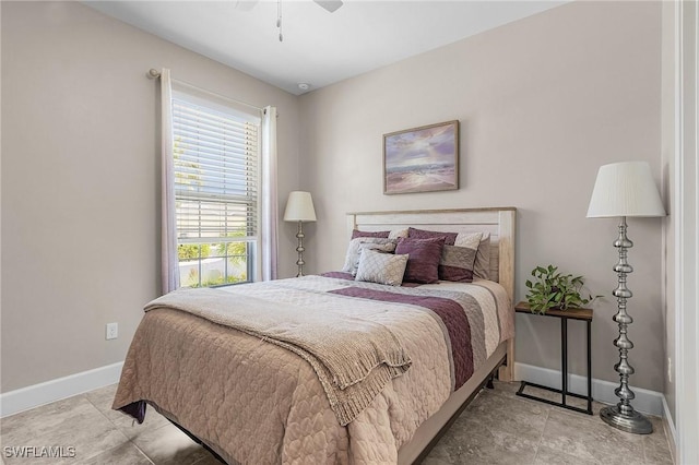 10406 Santiva Way, Fort Myers, FL 33908 - bedroom with baseboards and a ceiling fan