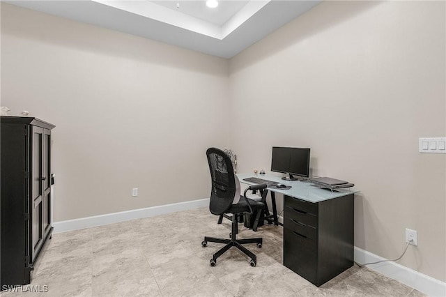 10406 Santiva Way, Fort Myers, FL 33908 - office area featuring baseboards