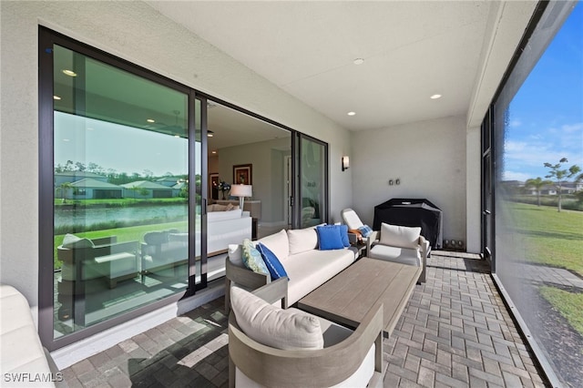 20368 Estero Crossing Blvd, Estero, FL 33928 - view of patio with an outdoor living space