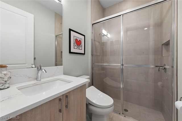 20368 Estero Crossing Blvd, Estero, FL 33928 - bathroom with vanity and a shower stall