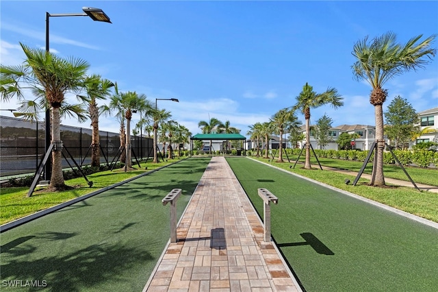 20368 Estero Crossing Blvd, Estero, FL 33928 - view of home's community featuring a bocce ball area and a residential view