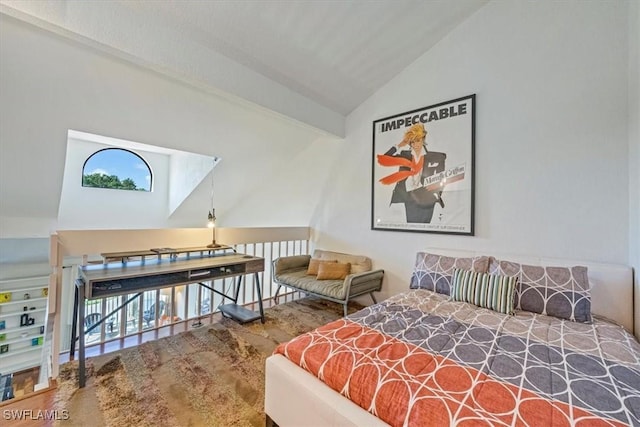 60 Emerald Woods Dr Unit B11, Naples, FL 34108 - bedroom featuring high vaulted ceiling