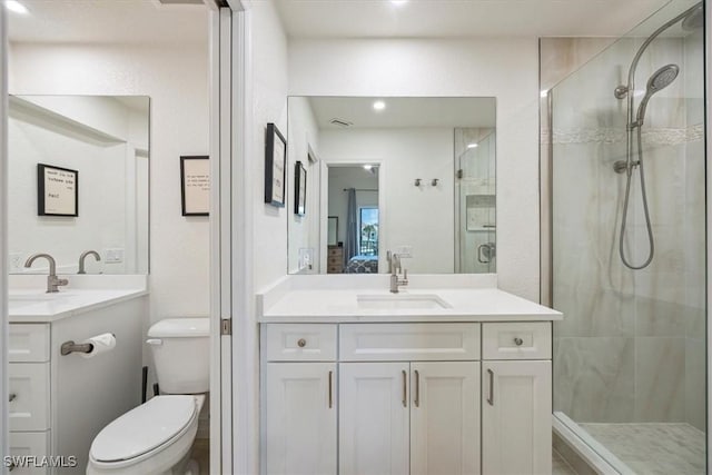 60 Emerald Woods Dr Unit B11, Naples, FL 34108 - ensuite bathroom with a shower stall and vanity