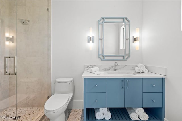 850 10th St N, Naples, FL 34102 - full bathroom with vanity and a shower stall